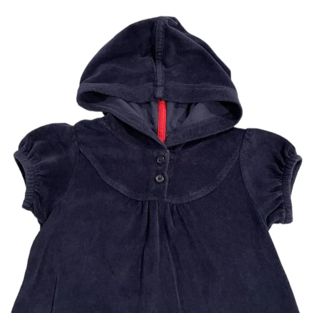 Hanna Andersson Sz 80 (18-24m) Heart Appliqué Swim Cover-Up